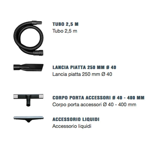 Lavor Windy 365 IR - Aspiratore industriale 3 motori 3600W 65l - Image 2