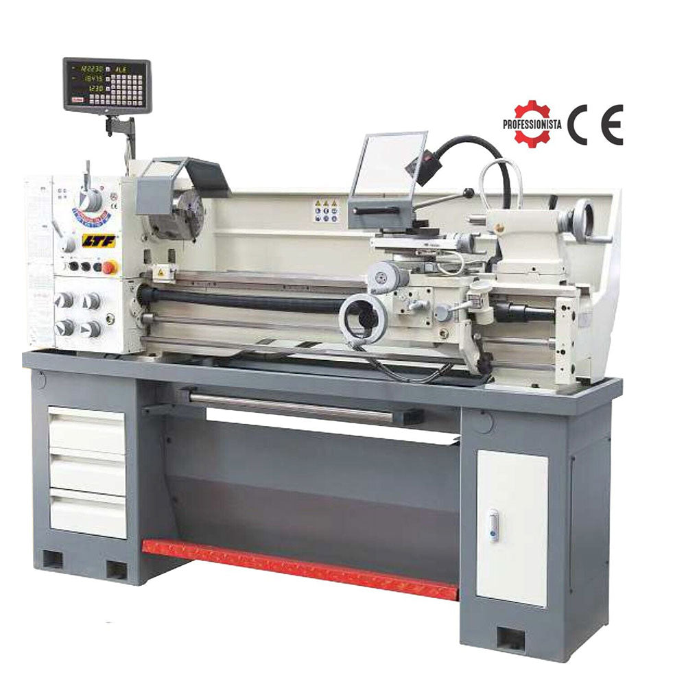 Ltf 492.50V - Tornio parallelo di precisione con visualizzazione quote, 400V, 180 x 1000mm