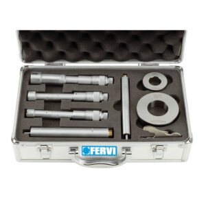 Fervi M019/20/40 - Assortimento micrometri a tre punte per interni, per fori ciechi