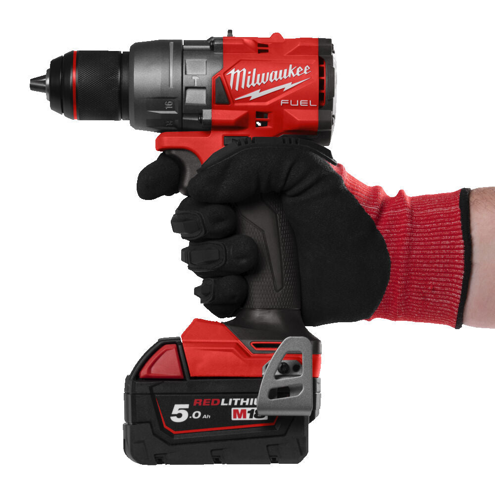 Kit utensili a batteria Milwaukee 18V Fuel - Trapano a percussione M18FPD3 + Avvitatore ad impulsi FMTIW2F12 - Image 5
