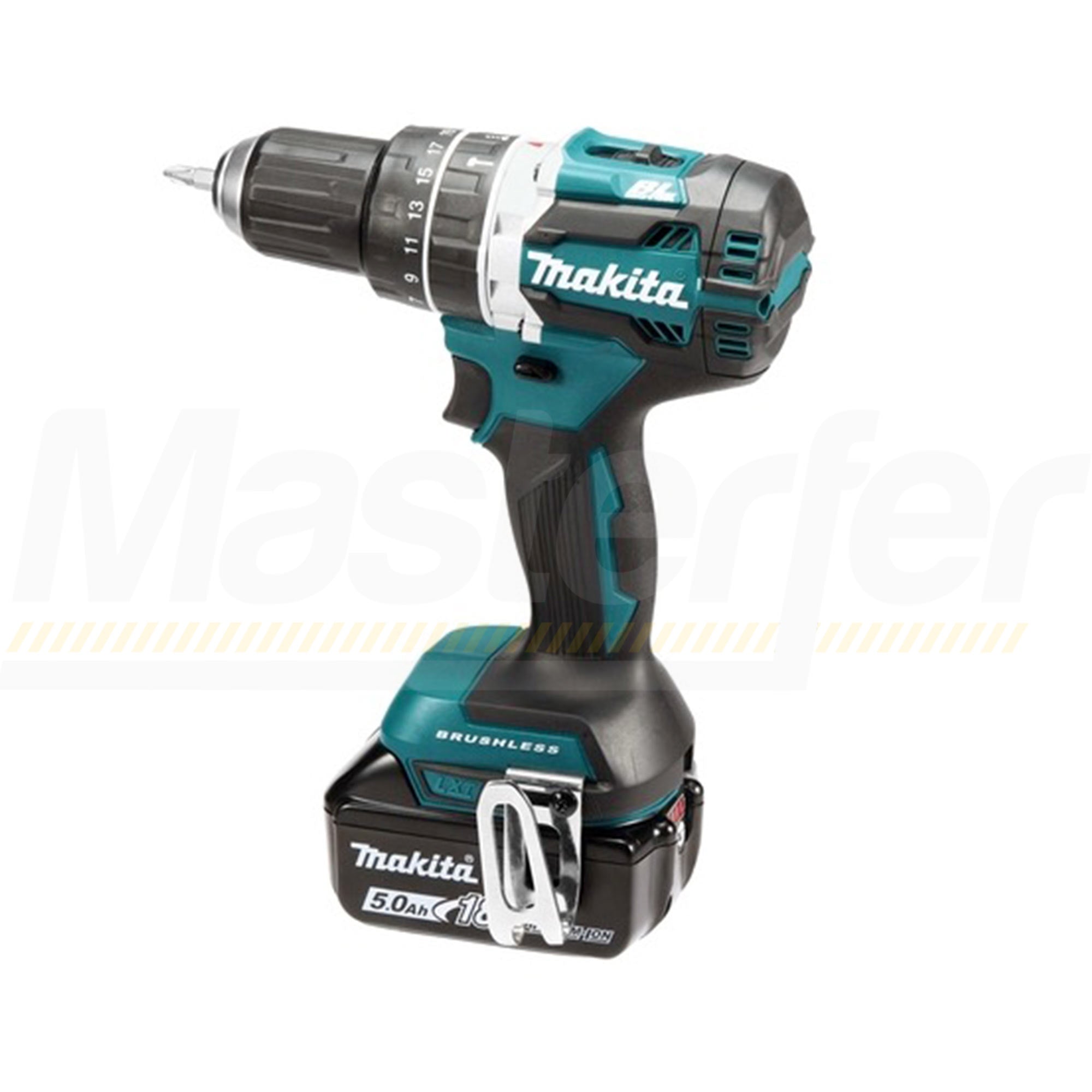 Makita DLX2250TJ1 - Kit utensili a batteria 18V, Trapano avvitatore + Avvitatore a impulsi 2 x 5Ah - Image 4