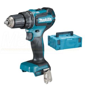 Makita DHP485ZJ - Trapano avvitatore a percussione 18V, solo corpo in valigetta