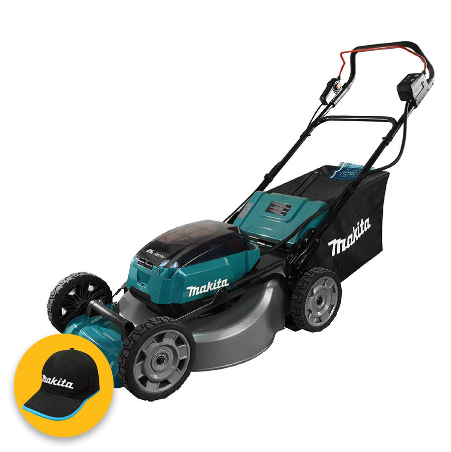 Makita DLM530Z - Rasaerba a batteria a spinta 36V (4 batterie) 53 cm - solo corpo