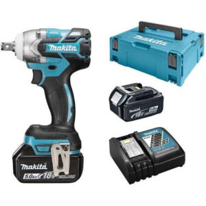 Makita DTW285RTJ Avvitatore ad impulsi 18V 1/2 + 2 batterie 5Ah con OMAGGIO