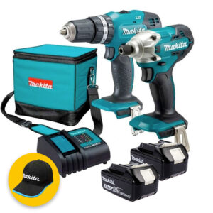 Makita DLX2336X - Trapano a percussione 18V + Avvitatore a impulsi - 2 x 3Ah in borsa