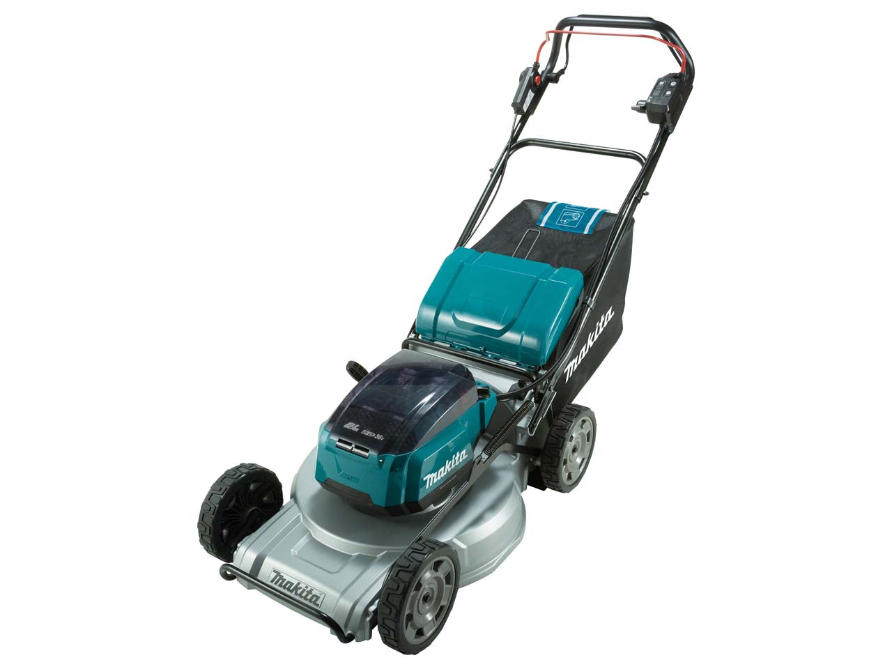 Makita DLM533PT4 - Rasaerba a batteria semovente 36V (18 + 18) (4 slot) - taglio 53 cm - Image 5