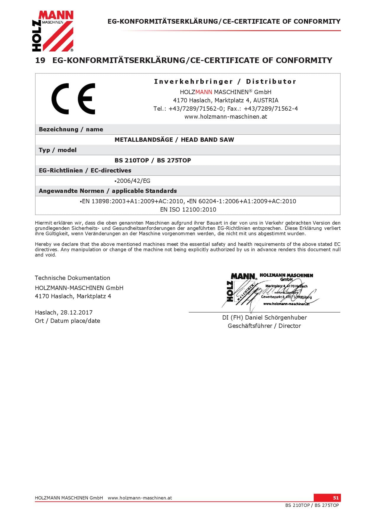 Holzmann BS 275TOP - Segatrice a nastro per ferro, 230V - Image 5