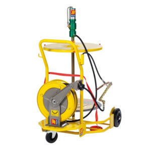 Meclube 013-1122-000 - Completo grasso carrellato per fusti da 180-220 Kg con avvolgitubo