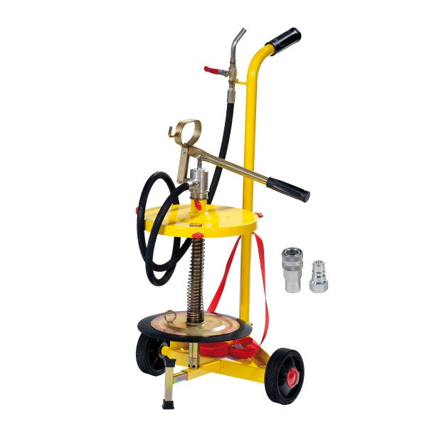 Meclube 016-1152-C20 - Pompa manuale da travaso carrellata per fusti da 18-30 Kg