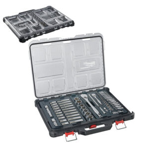 Milwaukee 4932493661 - Cassetta Packout con set bussole da 1/2
