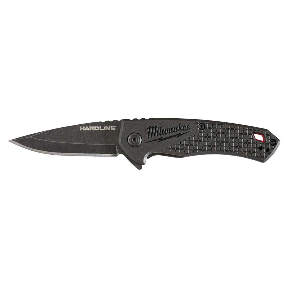 Milwaukee 4932492452 - Coltello richiudibile Hardline a lama liscia da 64mm