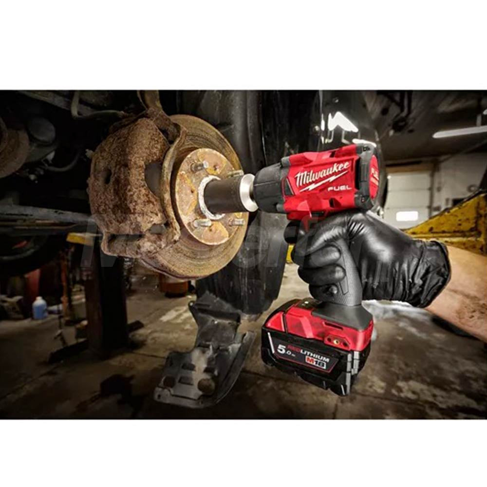 Milwaukee Kit elettroutensili M18 - Trapano con percussione M18 BLPDRC + Avvitatore ad impulsi Fuel M18 FMTIW2F12 - Image 5