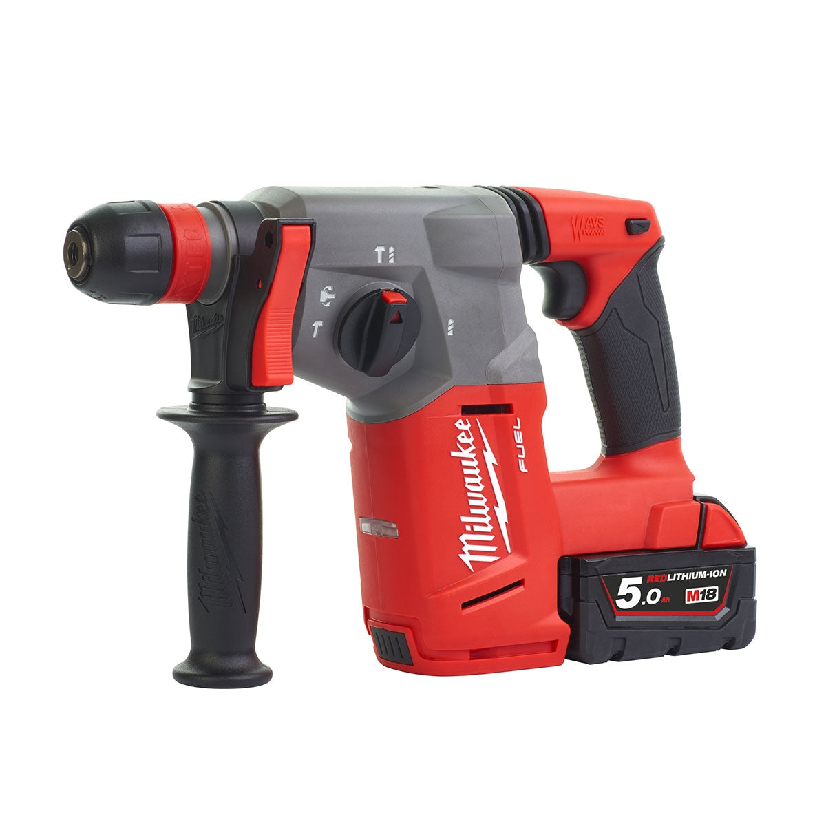 Milwaukee Tassellatore SDS-PLUS 18V M18 CHX + 2 Batterie 5Ah + Valigetta - Image 3
