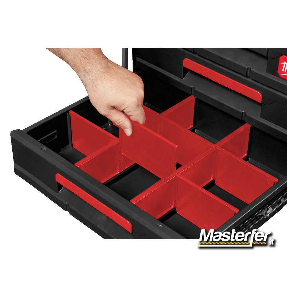 Milwaukee Packout Drawer Tool Box - Cassettiera portautensili con 3 cassetti cod.4932472130 - Image 4