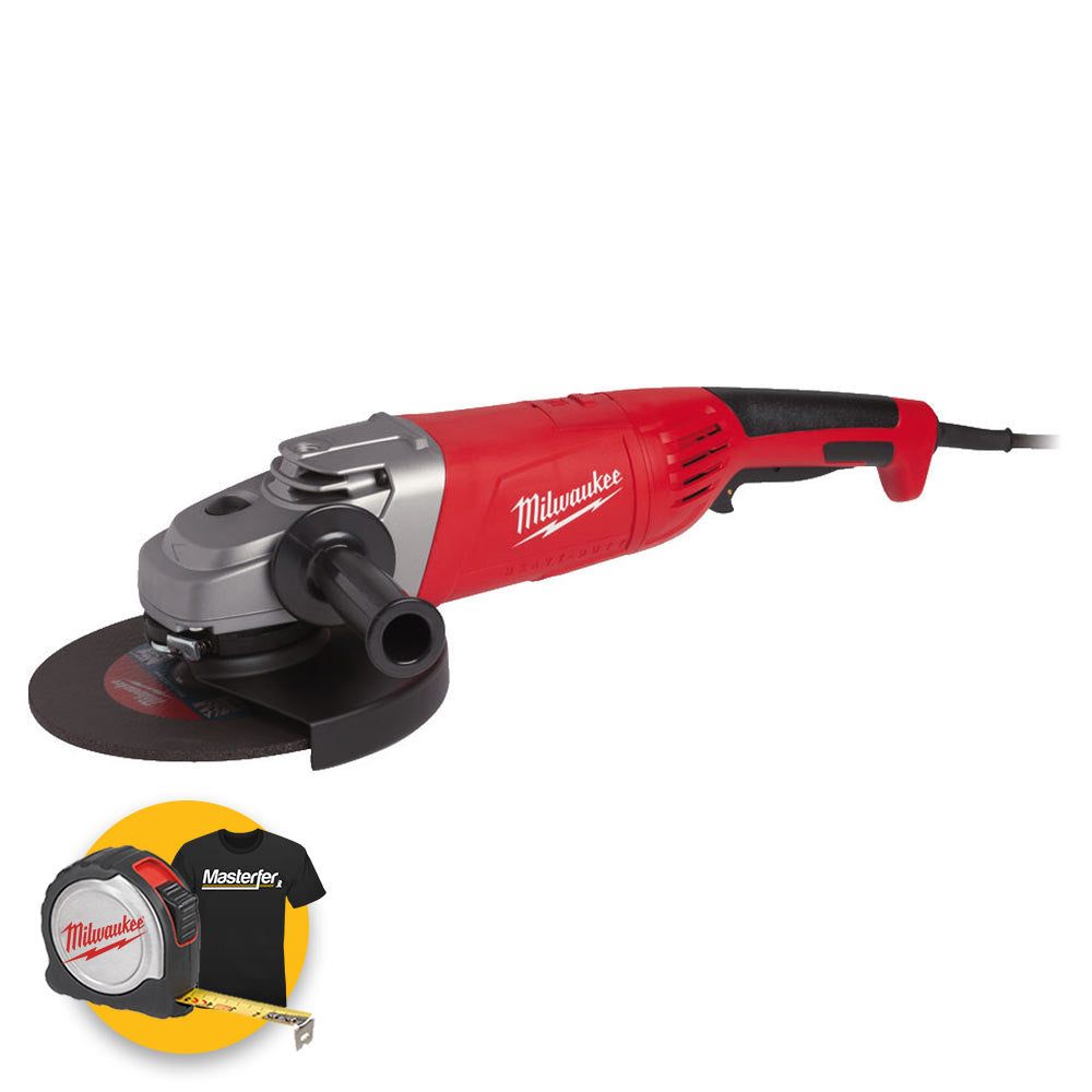 Milwaukee AG 24-230 E DMS - Smerigliatrice angolare 2400W, 230MM
