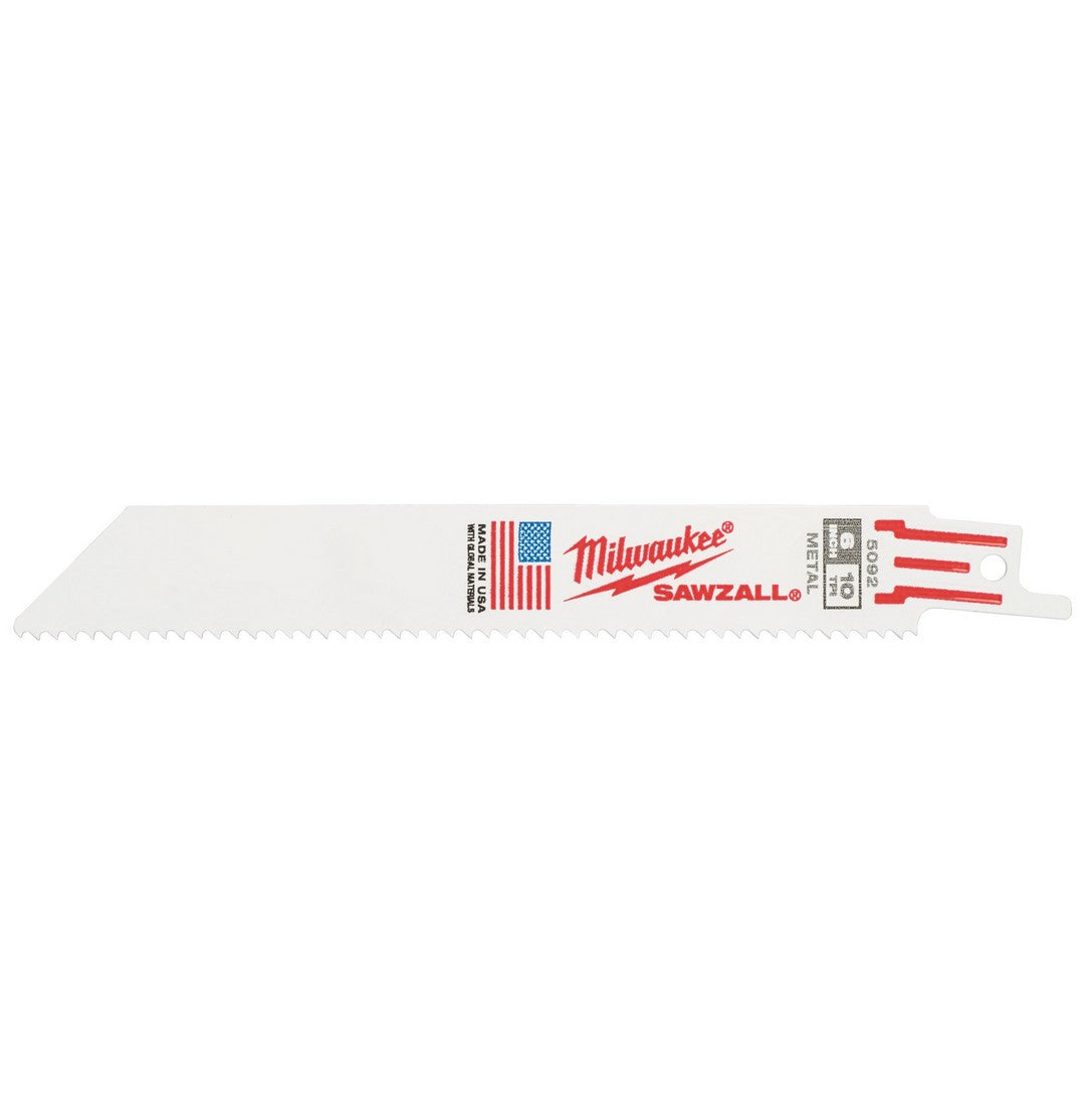 Milwaukee 48005093 Lame universali Legno Metallo Palstica 200mm dentatura 8/12 ( Conf. N.5 PZ )