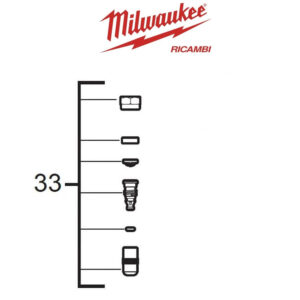 Milwaukee 4931495250 Ugello di ricambio per M12 BHCS3L art.33