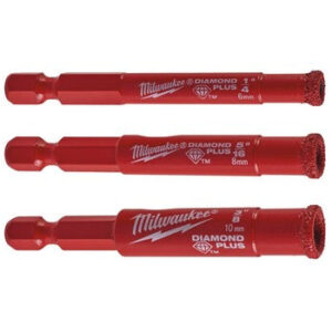 Milwaukee 4932498368 SET PUNTE DIAMANTATE 3PZ - 6/8/10mm