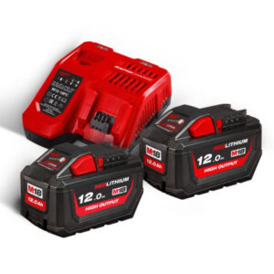 Milwaukee 4933464261 M18HNRG-122 N.2 BATTERIE 18V 12.0 Ah e caricabatterie KIT Energia IN2