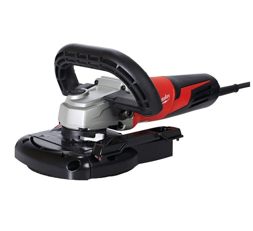 Milwaukee AGV 15-125 XE DEG-SET Smerigliatrice 1550W con cuffia di aspirazione per levigatura , 1550w , 125 mm