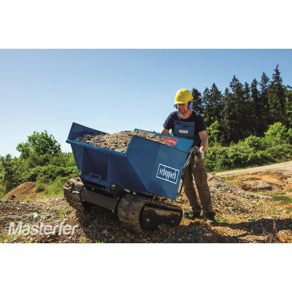 Scheppach DP5000 - Motocarriola cingolata a scoppio, 500 Kg - Image 3