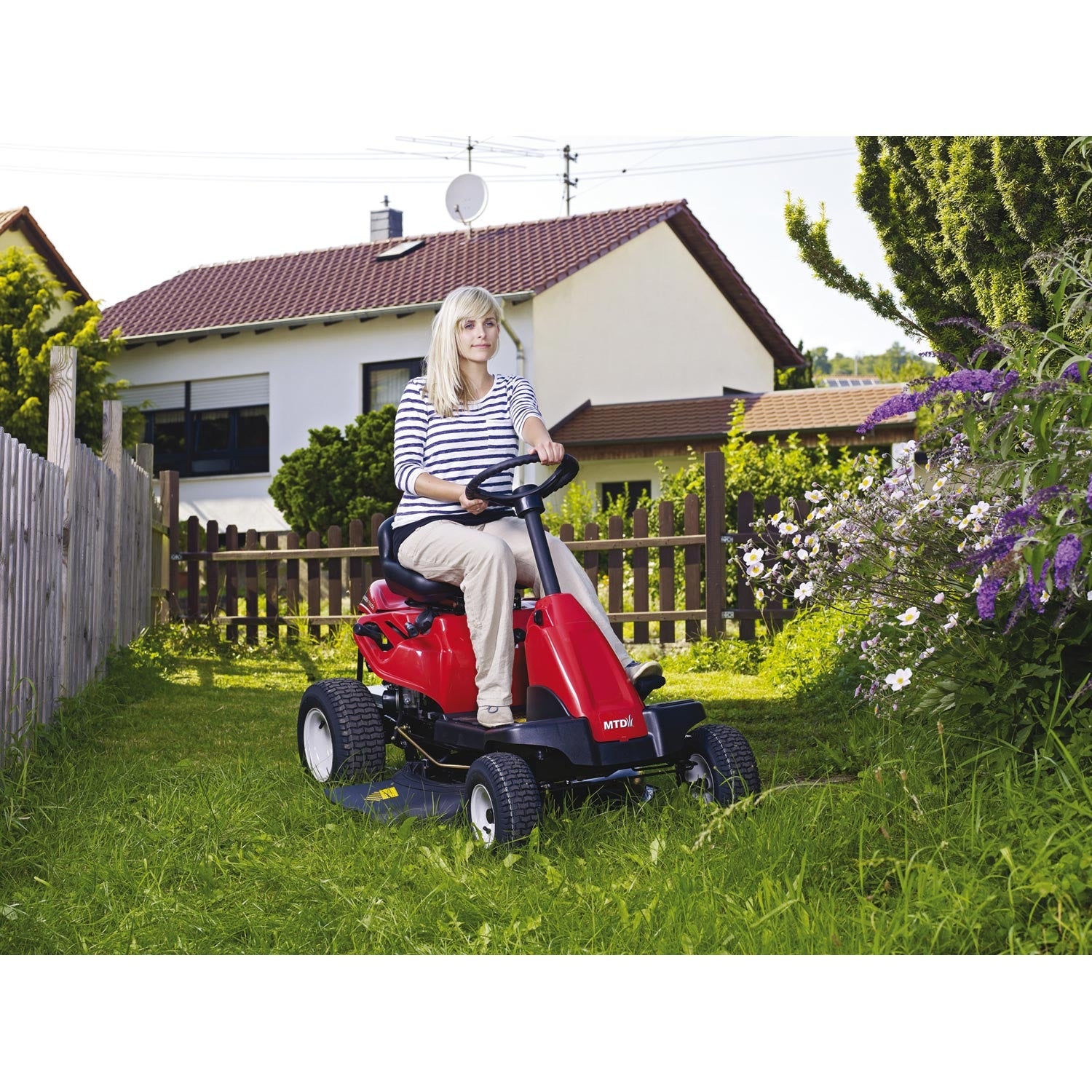 Trattorino rasaerba tagliaerba MTD Optima Minirider 76 SDE - Image 3
