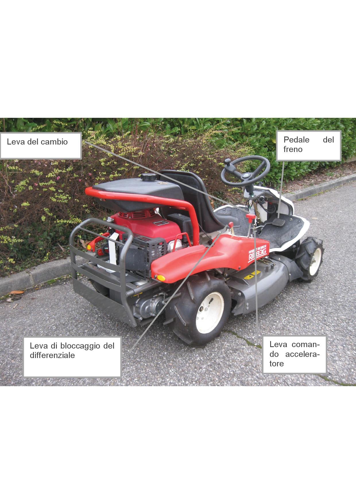 Trattorino Rabbit Mower Orec RM83G - Image 3