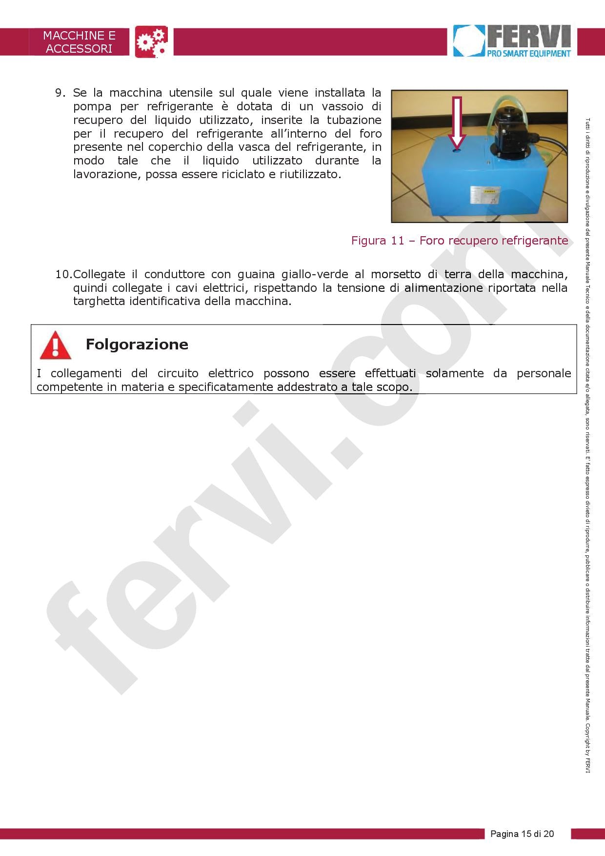 Fervi P018/230V - Kit di refrigerazione per macchine utensili - Image 2