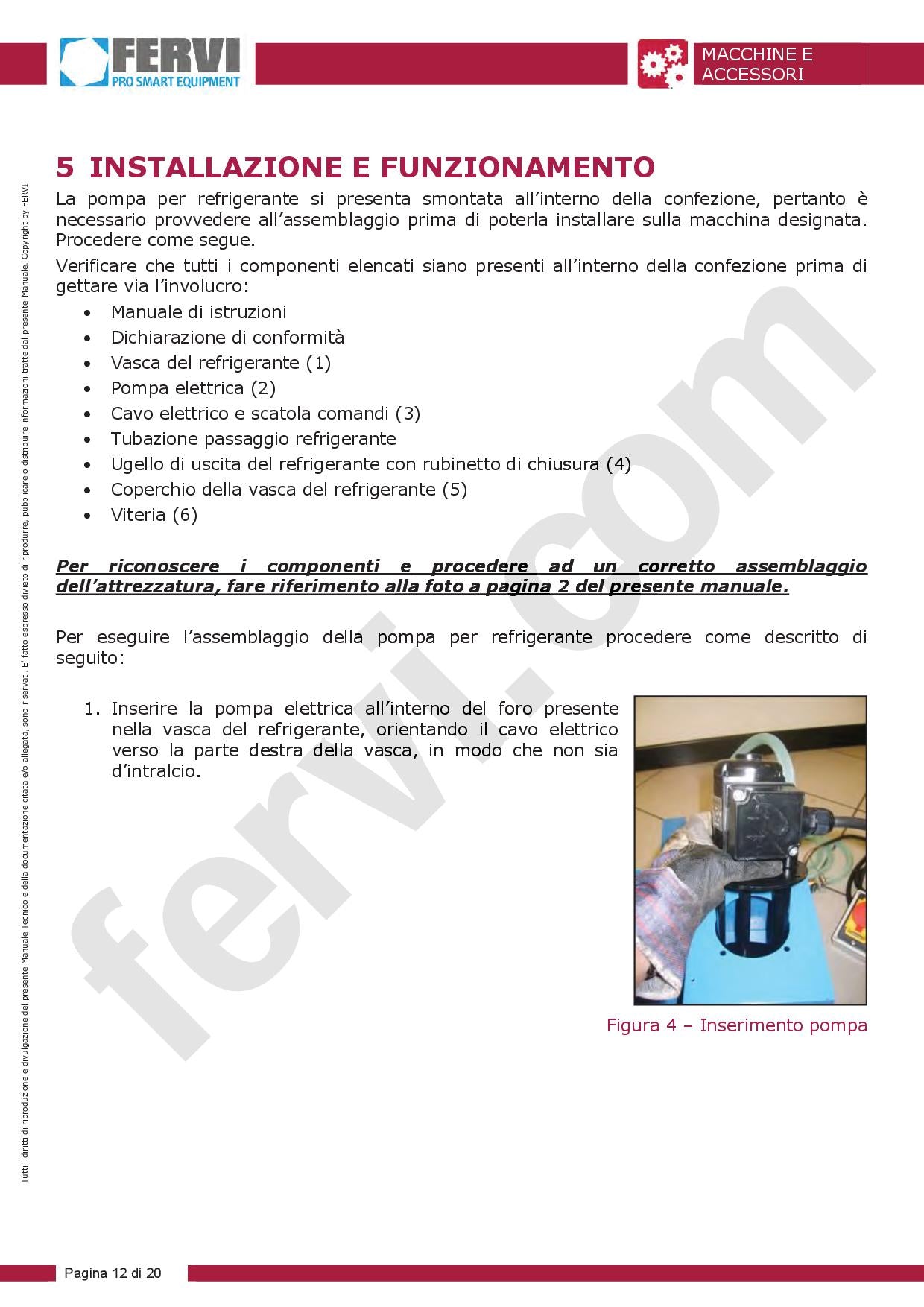 Fervi P018/230V - Kit di refrigerazione per macchine utensili - Image 5