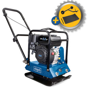Scheppach HP1200S - Vibrocostipatore compattatore per terreno a piastra vibrante