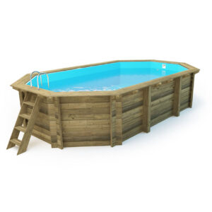 Losa Legnami AC/PIO657407 - Piscina Ottagonale in Legno 657x407 cm