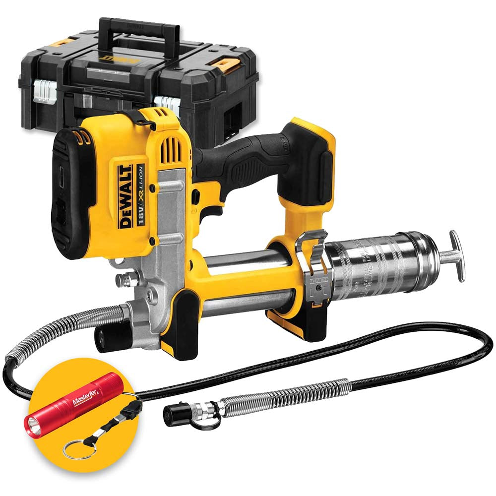 Dewalt DCGG571NK-XJ - Pistola ingrassatrice per grasso a batteria 18V, solo corpo