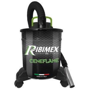 Aspiracenere Ribimex CENEFLAME - 1200 watt - 18 litri , MADE IN ITALY