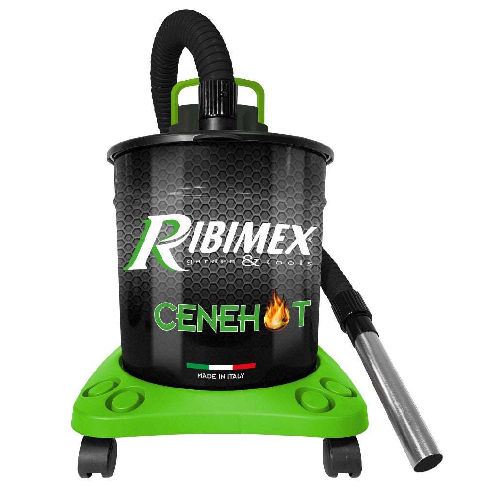 Ribimex Cenehot - Aspiracenere calda 950 watt - 18 litri , MADE IN ITALY