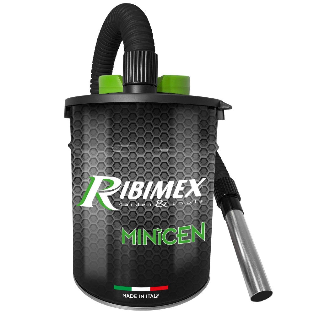Aspiracenere Ribimex MINICEN - 800 watt - 10 litri , MADE IN ITALY