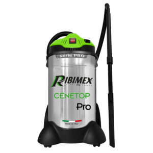 Aspiracenere professionale Ribimex CENETOP PRO - 1200 watt - 30 litri con SCUOTIFILTRO , MADE IN ITALY