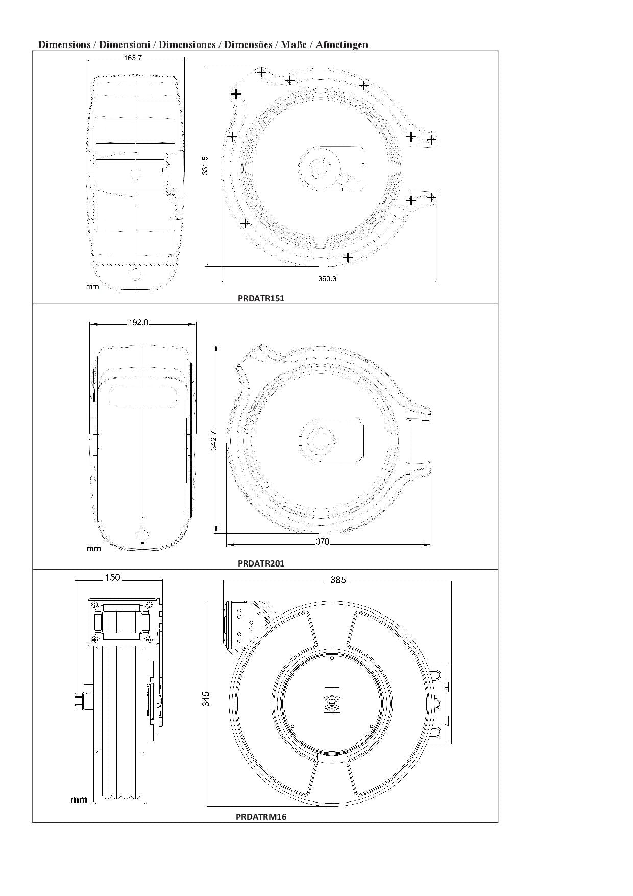 Avvolgitubo aria automatico 20 metri + 2 metri Ribimex PRDATR20 - completo di attacchi rapidi OMAGGIO - Image 3