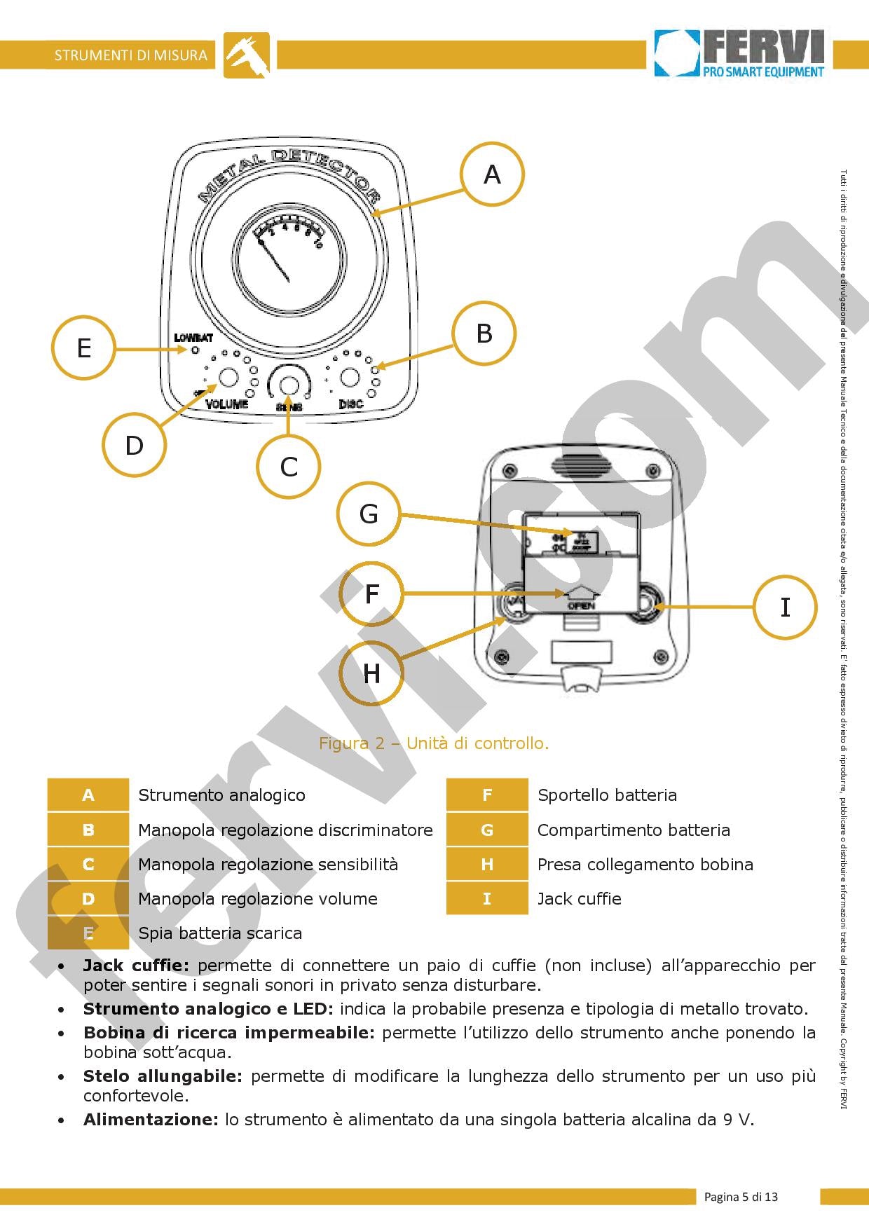 Fervi MD01 - Cercametalli - Image 3