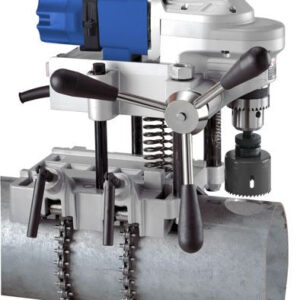 Metallkraft RB 127 - Trapano per tubi con serraggio a catena - 1100W