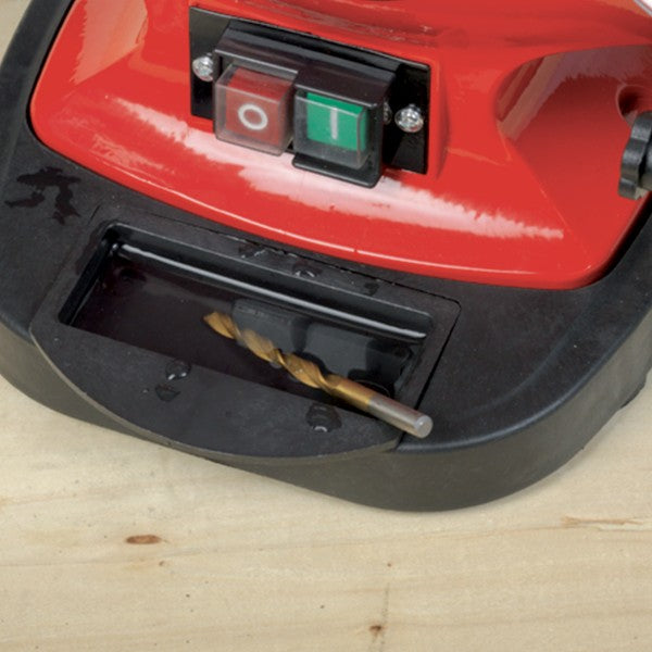 Smerigliatrice da banco 550W con 2 mole da 200mm e lampada - Ribimex PRTME200/550 - Image 2
