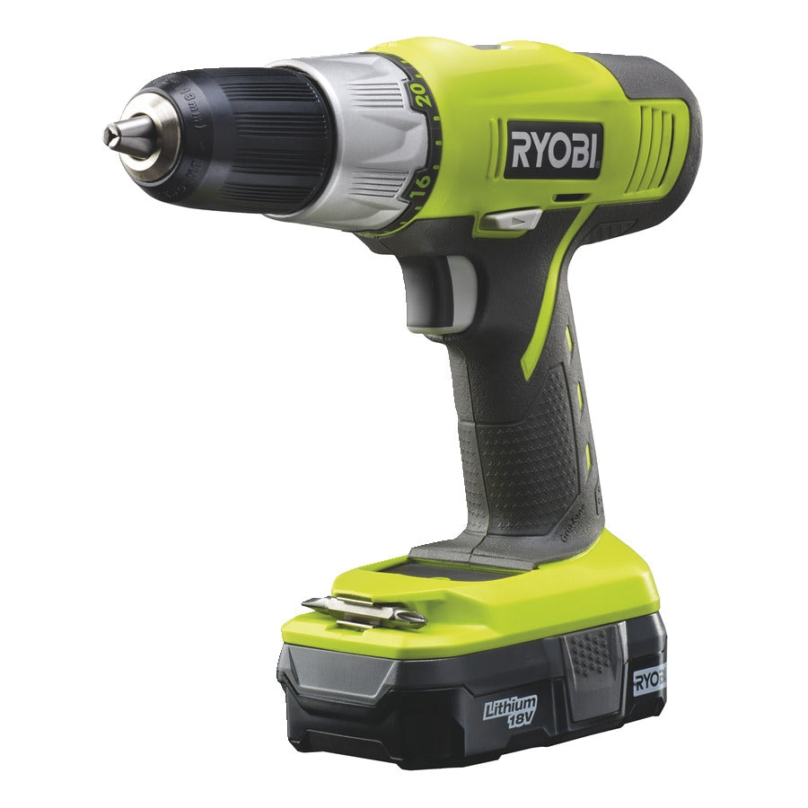 Trapano avvitatore a batteria RYOBI R18DDP-LL13S + 2 Batterie 18V 1,3 Ah - Image 2