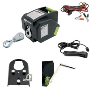 Verricello 12V telecomandato a filo Ribimex PE12V - ideale per auto e barca