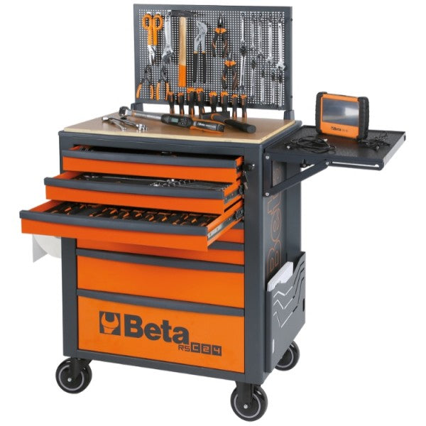 Beta 2400 RSC24-7-VIS - Carrello portautensili 7 cassetti completo di 224 attrezzi industria - Image 4