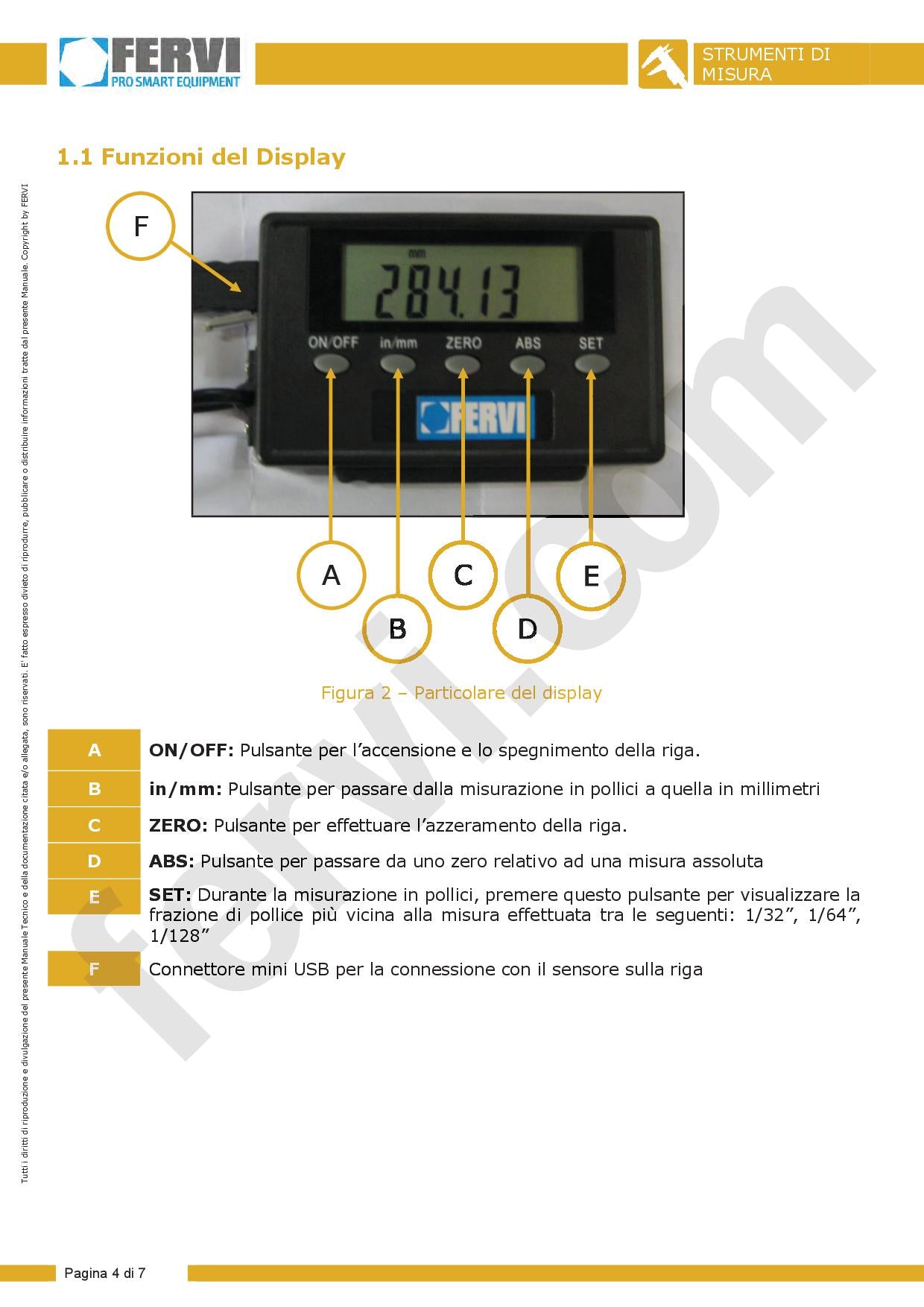 Fervi R100 - Riga con display digitale multifunzione 1000MM - Image 5