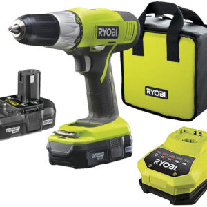 Trapano avvitatore a batteria RYOBI R18DDP-LL13S + 2 Batterie 18V 1,3 Ah