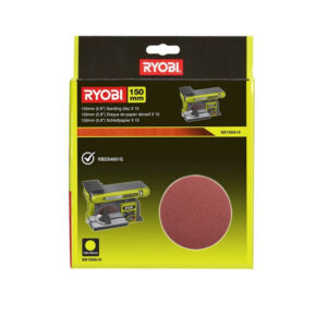 Ryobi SD150A10 Set 10pz dischi abasivi adesivi 150mm per RBDS4601G , grana 80