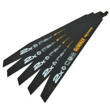 Kit Lame Dewalt DT2307L per sega a gattuccio per legno 228mm confezione da 5 pezzi - Image 2