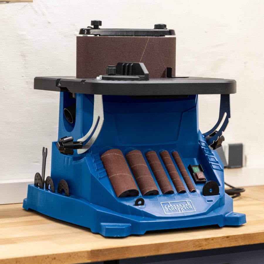 Scheppach OSM600 - Levigatrice a mandrino oscillante a nastro 450W - Image 2