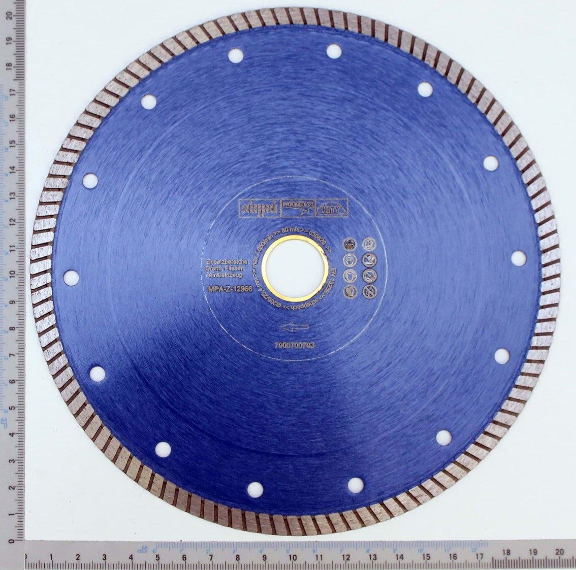 Scheppach 7906700703 Disco da taglio diamantato ? 200 x 25,4 mm