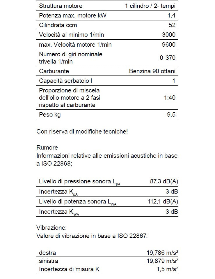 Scheppach EB2000 - Trivella a scoppio 52cc incluse 3 eliche ? 100 150 e 200 mm - Image 5
